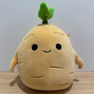 Original Squishmallows Jyri The Ginseng 7.5" Plush KellyToy Foodie Squad Display